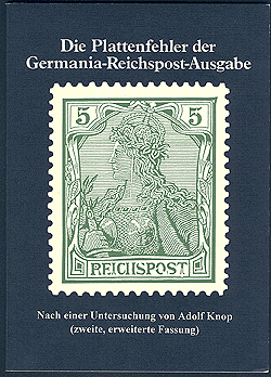 Cover: Die Plattenfehler der Germania-Reichsspost-Ausgabe